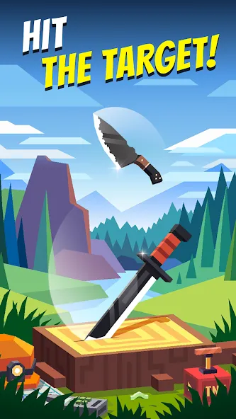 Скачать взлом Flippy Knife: 3D flipping game (Флиппи Найф)  [МОД Много монет] — последняя версия apk на Андроид screen 1