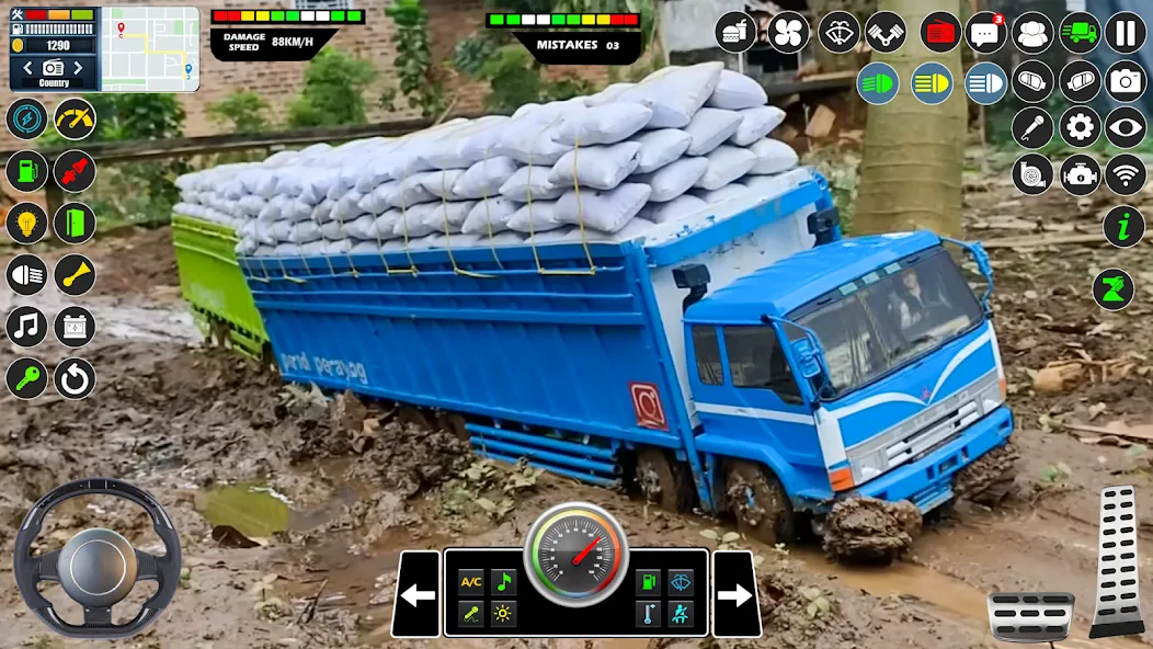 Скачать взломанную Mud Truck Runner Simulator 3D  [МОД Бесконечные монеты] — последняя версия apk на Андроид screen 5