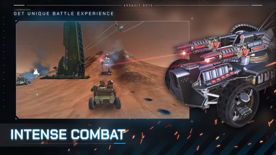 Взломанная Assault Bots: Multiplayer (Ассальт Ботс)  [МОД Меню] — полная версия apk на Андроид screen 4