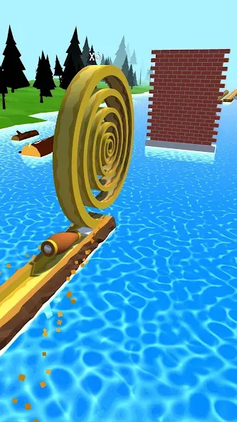 Скачать взломанную Spiral Roll (пирал Ролл)  [МОД Меню] — полная версия apk на Андроид screen 3