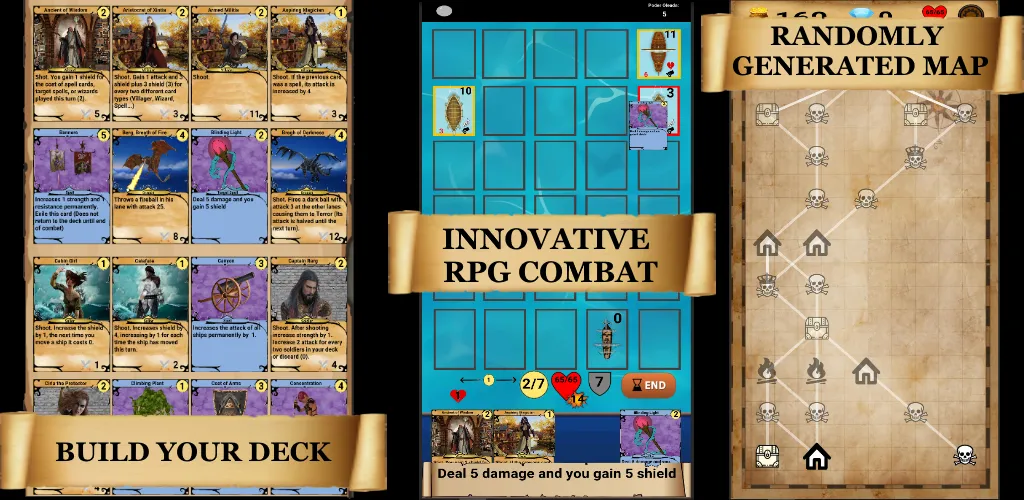 Скачать взлом RogueShip — RPG Roguelike Card (РоугеШип)  [МОД Unlimited Money] — стабильная версия apk на Андроид screen 2