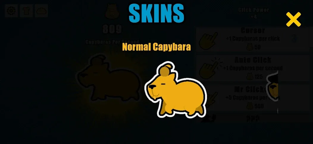 Взлом Capybara Clicker (Капибара Кликер)  [МОД Mega Pack] — стабильная версия apk на Андроид screen 3