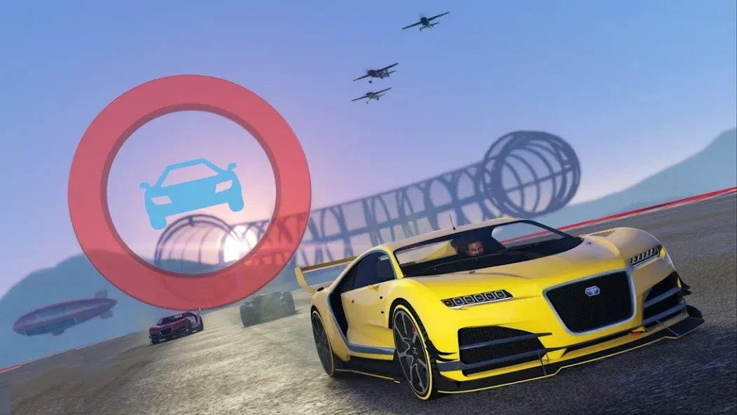 Скачать взлом Mega Ramp Car Offline Games  [МОД Много монет] — последняя версия apk на Андроид screen 1