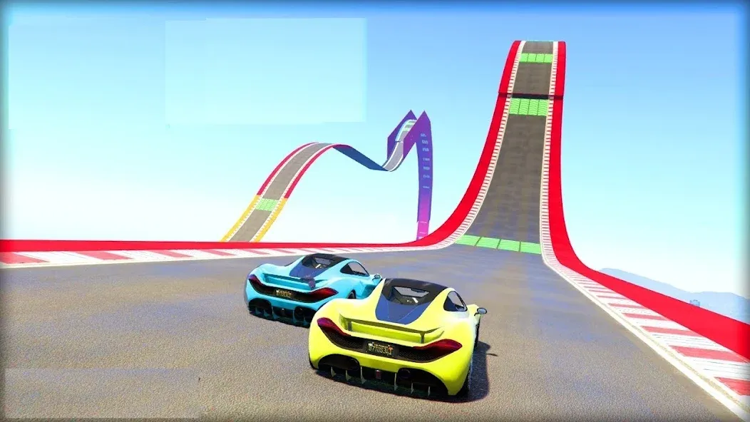 Скачать взлом Mega Ramp Car Offline Games  [МОД Много монет] — последняя версия apk на Андроид screen 2