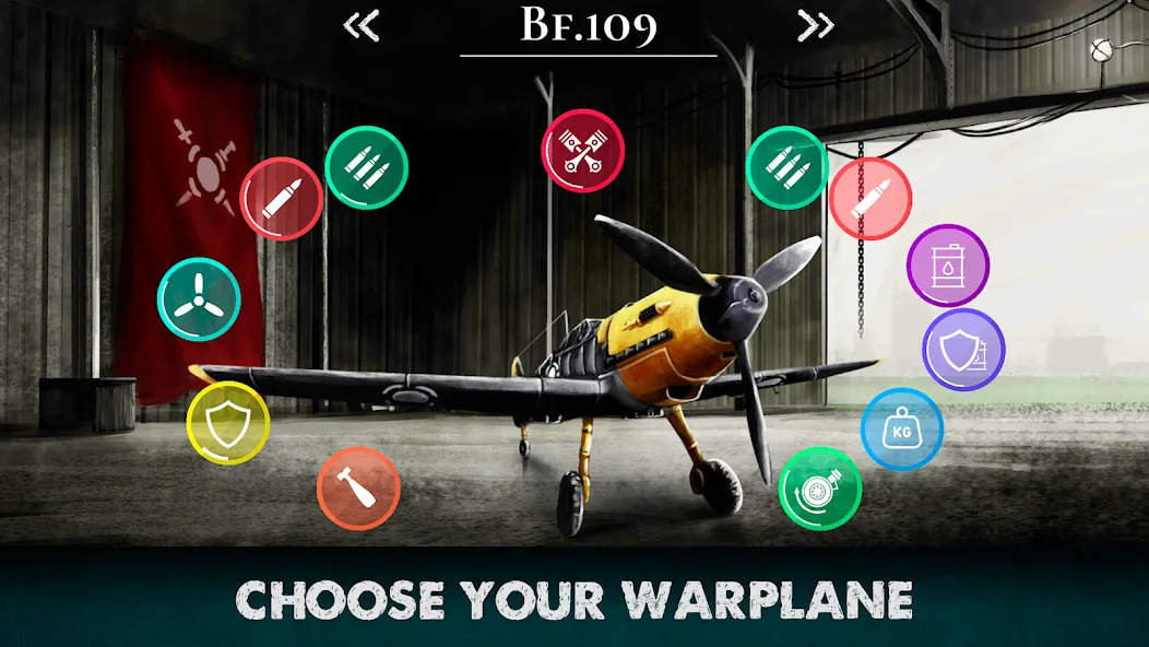 Взломанная Warplanes Inc WW2 Plane & War  [МОД Меню] — последняя версия apk на Андроид screen 2