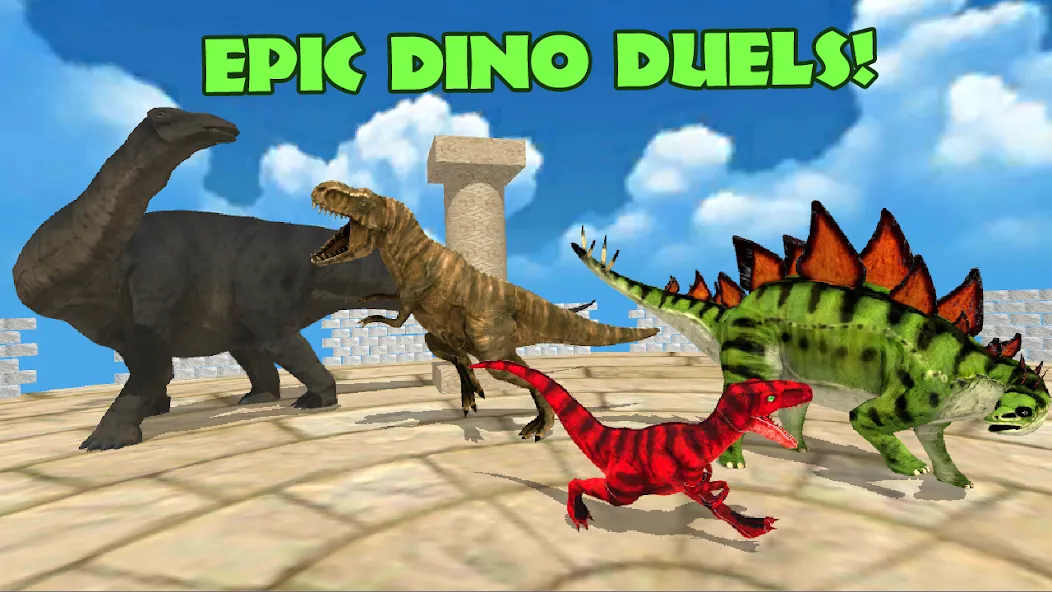 Скачать взлом Dino Battle Arena Lost Kingdom (Дино Битва Арена Потерянное Королевство)  [МОД Бесконечные монеты] — стабильная версия apk на Андроид screen 3