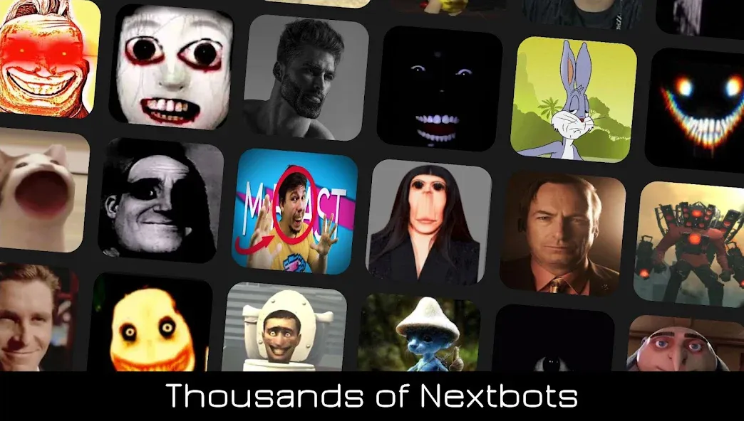 Взломанная Nextbots Online: Sandbox (Некстботс Онлайн)  [МОД Unlocked] — полная версия apk на Андроид screen 1