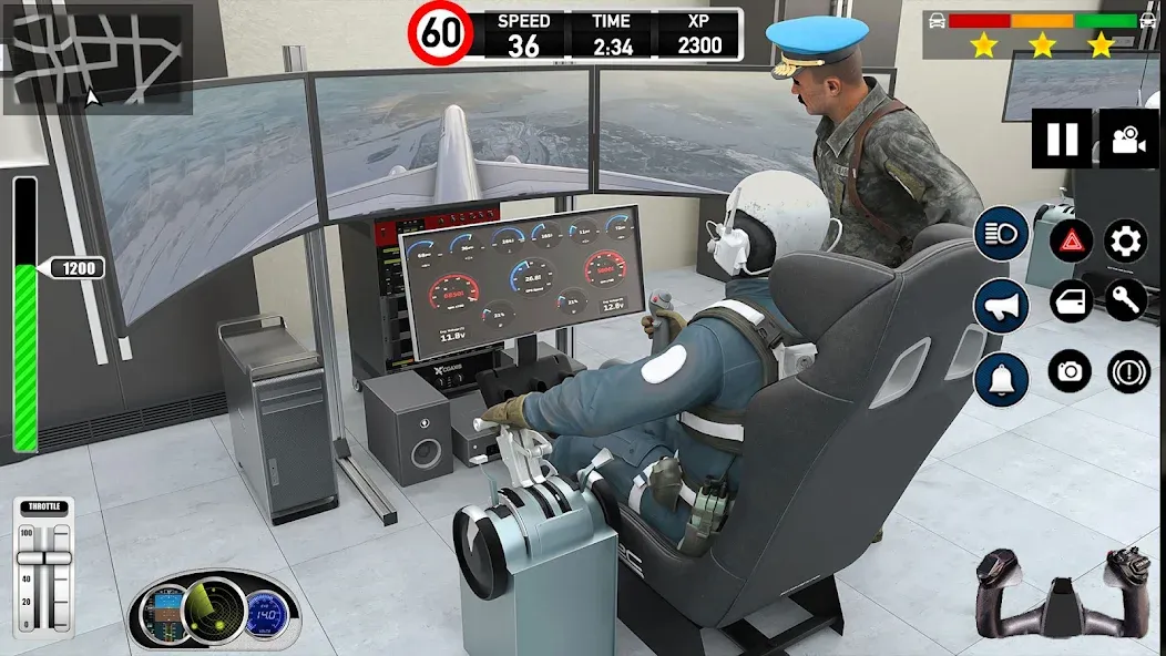 Взломанная Plane Pilot Flight Simulator (Плейн Пилот Флайт Симулятор)  [МОД Все открыто] — последняя версия apk на Андроид screen 2