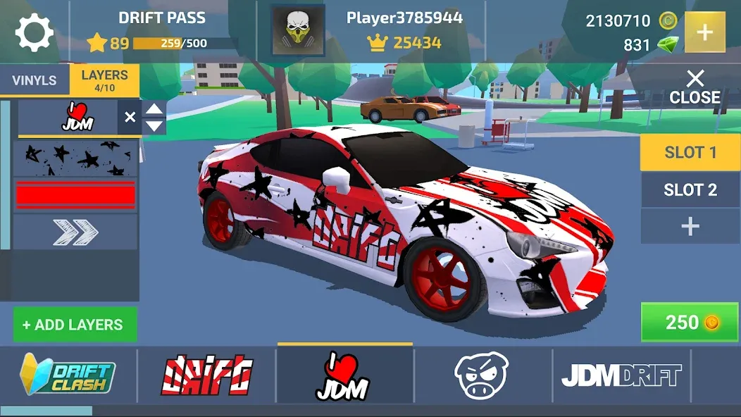 Взломанная Drift Clash Online Racing (Дрифт Клаш)  [МОД Бесконечные деньги] — полная версия apk на Андроид screen 1