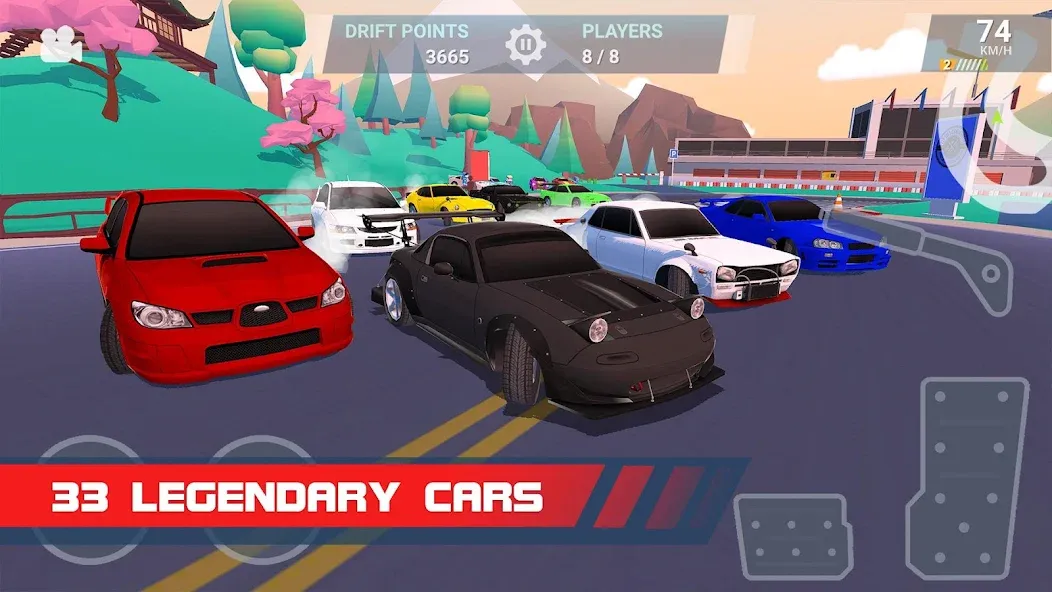 Взломанная Drift Clash Online Racing (Дрифт Клаш)  [МОД Бесконечные деньги] — полная версия apk на Андроид screen 4