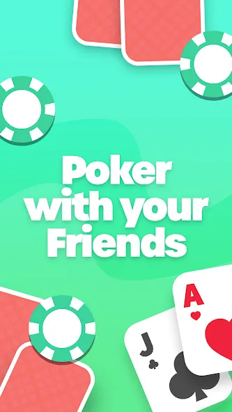 Скачать взлом Poker with Friends — EasyPoker (ИзиПокер)  [МОД Меню] — стабильная версия apk на Андроид screen 1