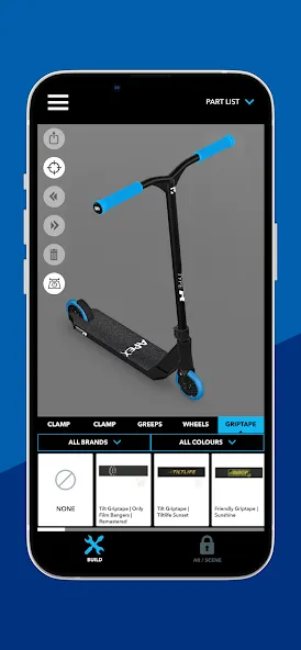 Скачать взломанную Scooter 3D custom builder (Скутер 3D настраиваемый конструктор)  [МОД Бесконечные монеты] — последняя версия apk на Андроид screen 3