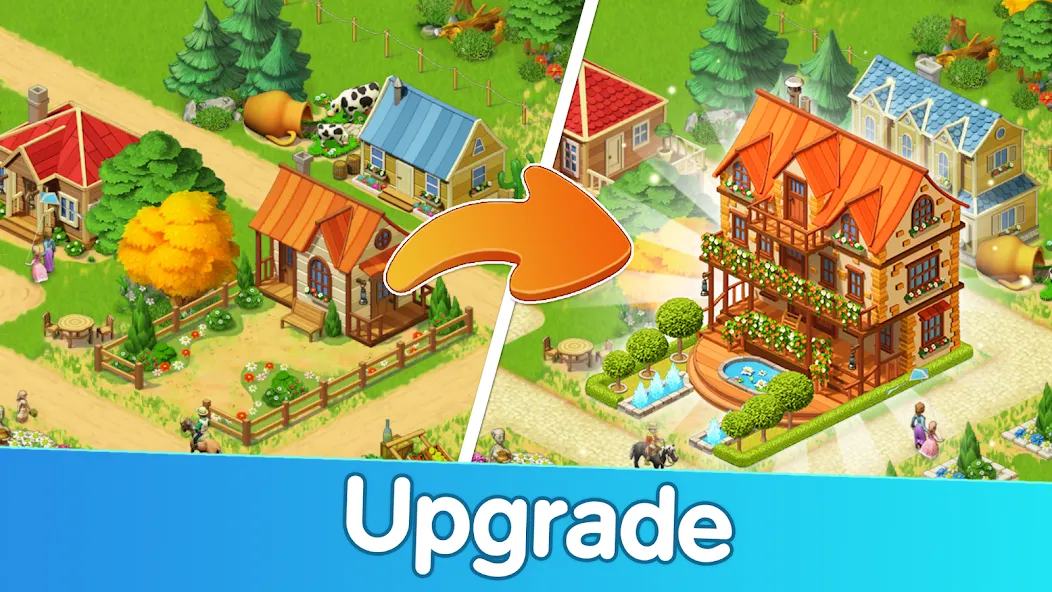 Скачать взлом Homesteads: Dream Farm (Хомстедс)  [МОД Все открыто] — стабильная версия apk на Андроид screen 3