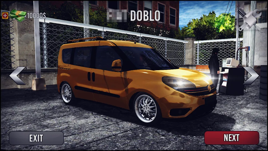 Скачать взлом Doblo Drift Simulator (Добло Дрифт Симулятор)  [МОД Unlocked] — полная версия apk на Андроид screen 1