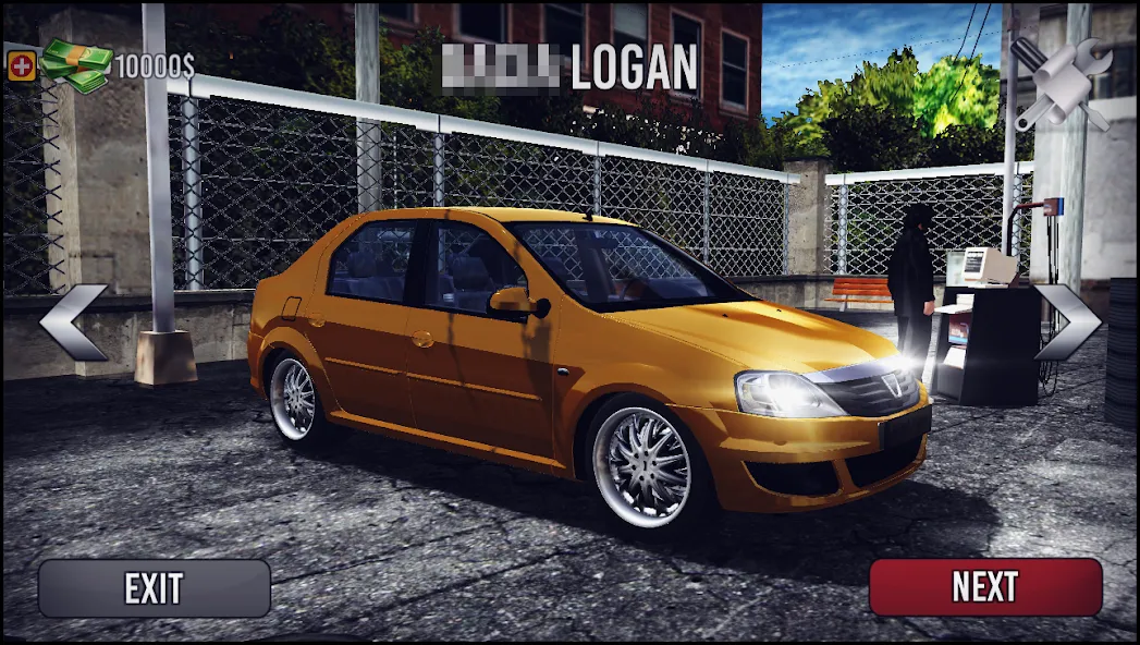 Скачать взломанную Logan Drift Simulator (Логан Дрифт Симулятор)  [МОД Бесконечные деньги] — последняя версия apk на Андроид screen 1