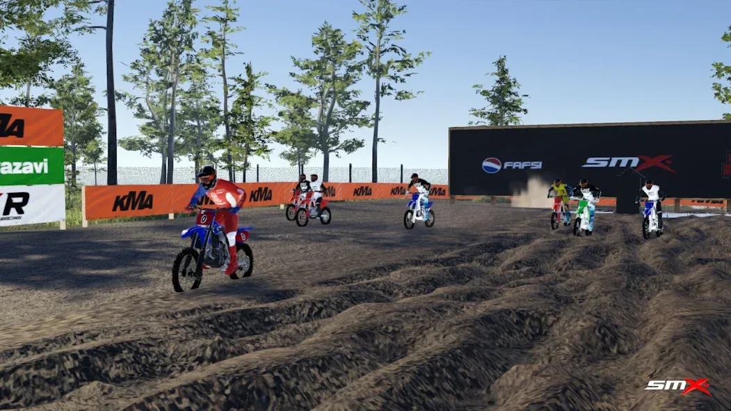 Скачать взлом SMX: Supermoto Vs. Motocross (СМХ)  [МОД Бесконечные монеты] — полная версия apk на Андроид screen 4