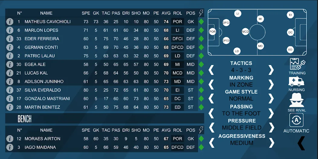 Скачать взлом Mobile Football Manager (Мобильный футбольный менеджер)  [МОД Меню] — полная версия apk на Андроид screen 2