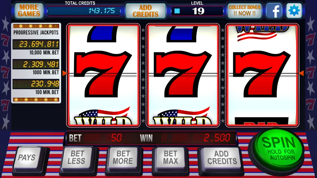 Скачать взлом 777 Slots Casino Classic Slots (Слоты Казино Классические Слоты)  [МОД Бесконечные монеты] — стабильная версия apk на Андроид screen 4