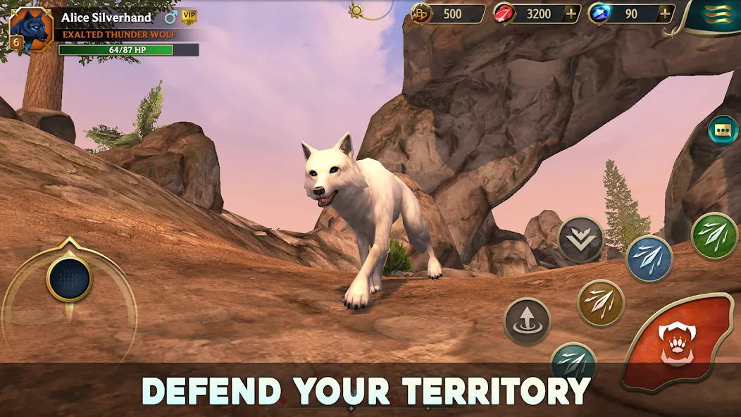 Взлом Wolf Tales — Wild Animal Sim (Вулф Тейлс)  [МОД Меню] — полная версия apk на Андроид screen 5