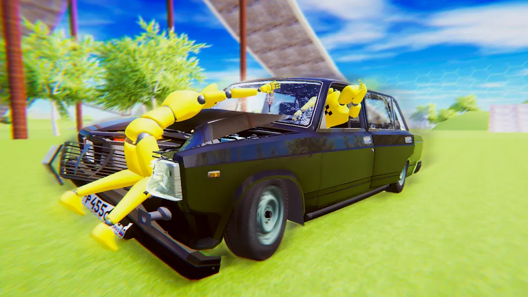 Взломанная VAZ Crash Test Simulator 2  [МОД Меню] — полная версия apk на Андроид screen 4