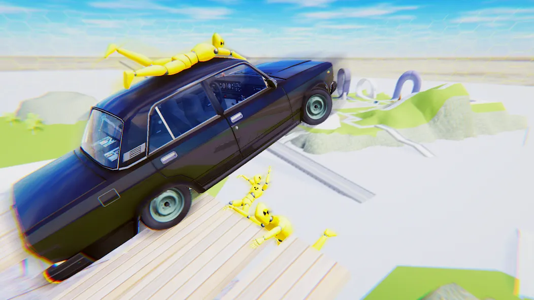 Взломанная VAZ Crash Test Simulator 2  [МОД Меню] — полная версия apk на Андроид screen 5