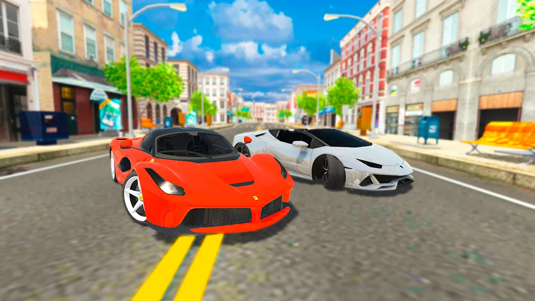 Взломанная Car Driving Simulator: Online (Кар Драйвинг Симулятор)  [МОД Много денег] — последняя версия apk на Андроид screen 1