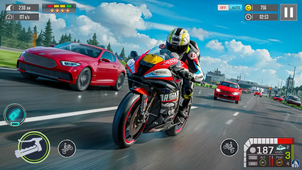 Взломанная Moto Racing 3d Motorcycle Game (Дерт Байк Рейсинг 3Д)  [МОД Unlocked] — последняя версия apk на Андроид screen 1