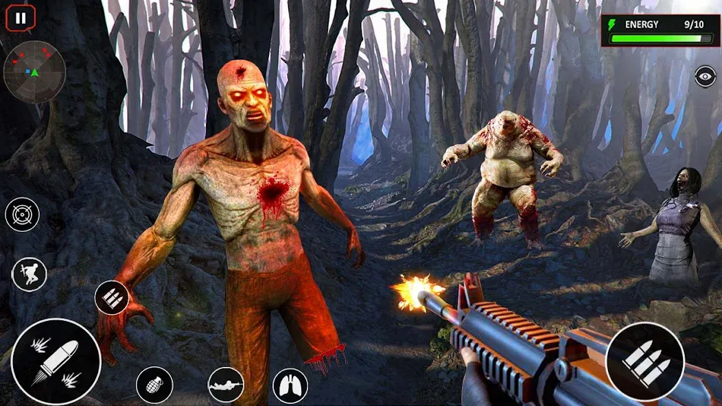 Взломанная Sniper Zombie Shooting (Зомби стреляющая оффлайн игра)  [МОД Много денег] — последняя версия apk на Андроид screen 5