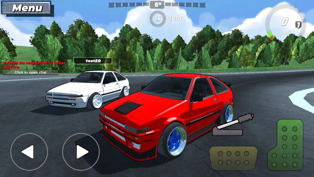 Взломанная Drift King: Online (Дрифт Кинг)  [МОД Много монет] — последняя версия apk на Андроид screen 1