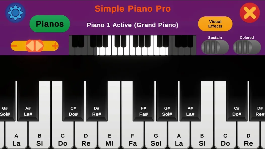 Взломанная Simple Piano Pro (Симпл Пиано Про)  [МОД Mega Pack] — полная версия apk на Андроид screen 1