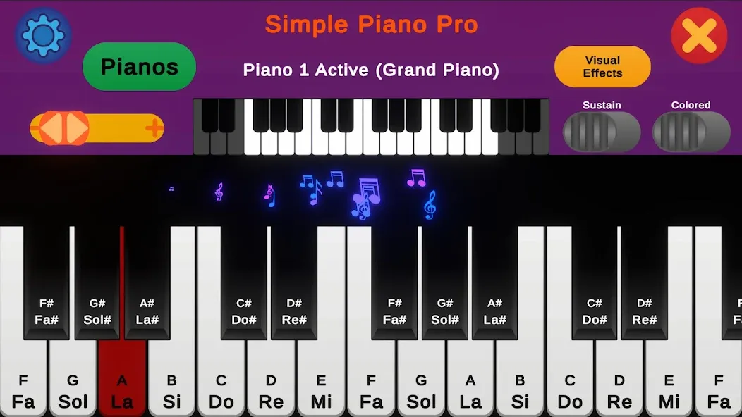 Взломанная Simple Piano Pro (Симпл Пиано Про)  [МОД Mega Pack] — полная версия apk на Андроид screen 3