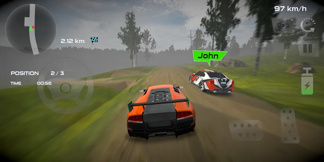 Скачать взломанную Rally Car : Extreme Fury Race (Ралли Кар)  [МОД Много монет] — полная версия apk на Андроид screen 2