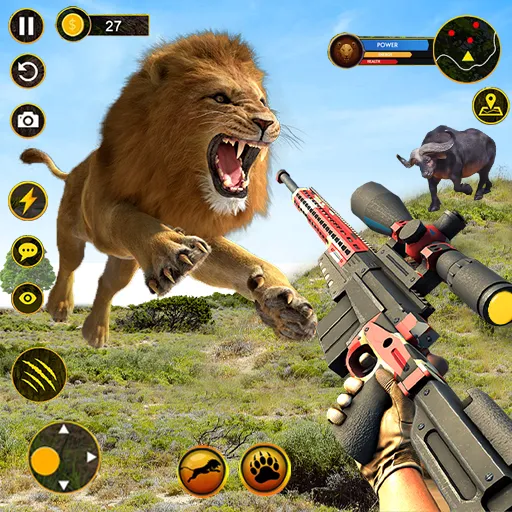 Взлом Sniper Animal Deer Hunter Game (Снайперские игры на животных)  [МОД Menu] — последняя версия apk на Андроид screen 1