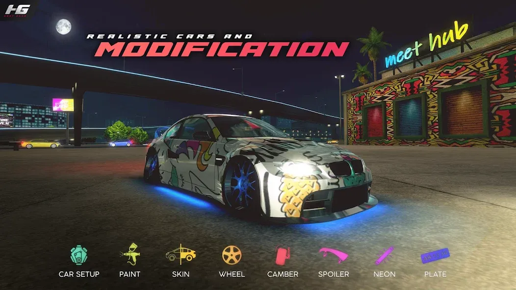 Скачать взломанную Heat Gear — Race & Drift World (Хит Гир)  [МОД Unlocked] — последняя версия apk на Андроид screen 4