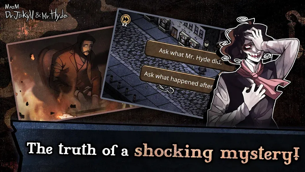 Скачать взломанную Jekyll & Hyde  [МОД Много монет] — стабильная версия apk на Андроид screen 3