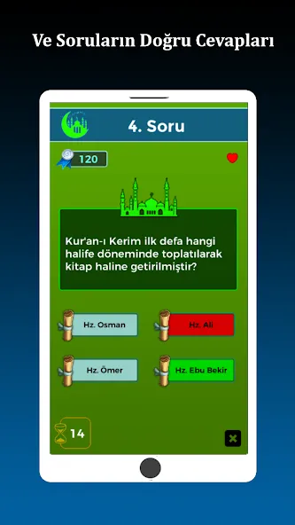 Скачать взлом İslami Bilgi Yarışması  [МОД Меню] — полная версия apk на Андроид screen 3