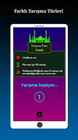 Скачать взлом İslami Bilgi Yarışması  [МОД Меню] — полная версия apk на Андроид screen 4