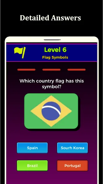 Взлом World Flags Quiz Game (Ворлд Флагс Квиз Гейм)  [МОД Много денег] — последняя версия apk на Андроид screen 4