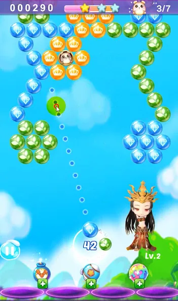 Скачать взлом Shoot Bubble Puzzle (Шут Бабл Пазл)  [МОД Mega Pack] — полная версия apk на Андроид screen 3