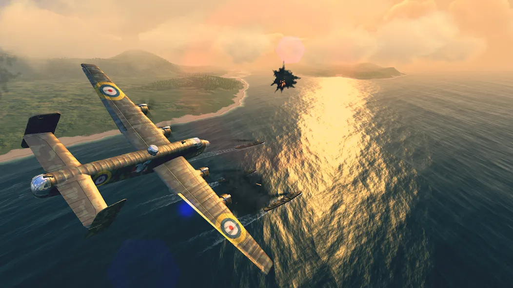 Скачать взлом Warplanes: WW2 Dogfight (Варплейнс)  [МОД Mega Pack] — полная версия apk на Андроид screen 3