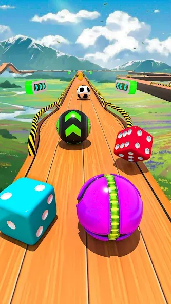 Скачать взломанную Rolling Ball Game Hop Ball Run (Гоинг Боллс Гейм)  [МОД Unlimited Money] — стабильная версия apk на Андроид screen 2