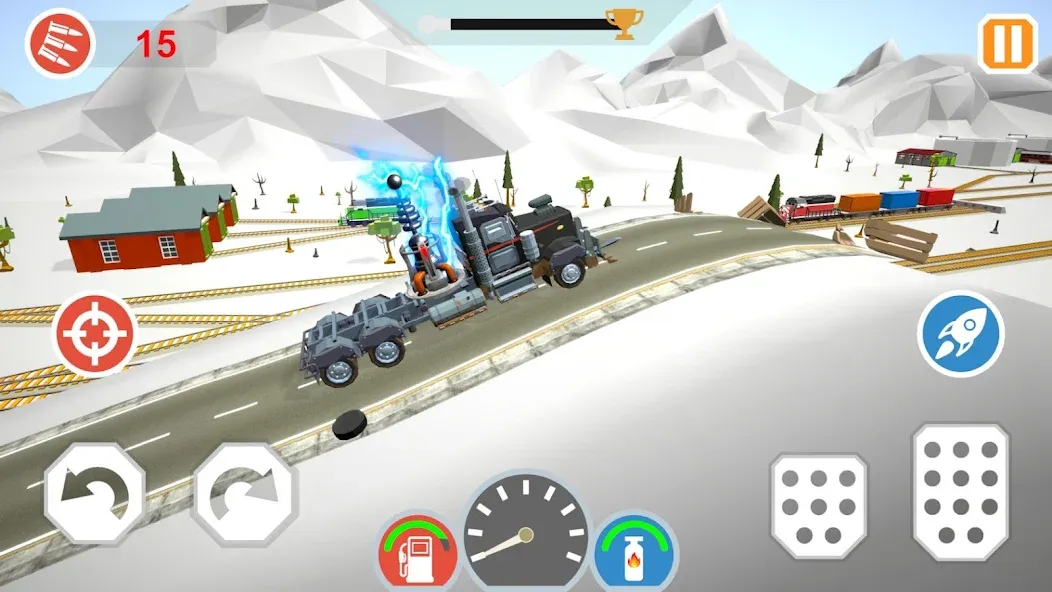 Скачать взломанную Zombie Cars Crush: Racing Die (Зомби Карс)  [МОД Много монет] — стабильная версия apk на Андроид screen 2