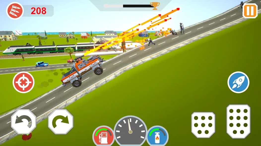 Скачать взломанную Zombie Cars Crush: Racing Die (Зомби Карс)  [МОД Много монет] — стабильная версия apk на Андроид screen 5