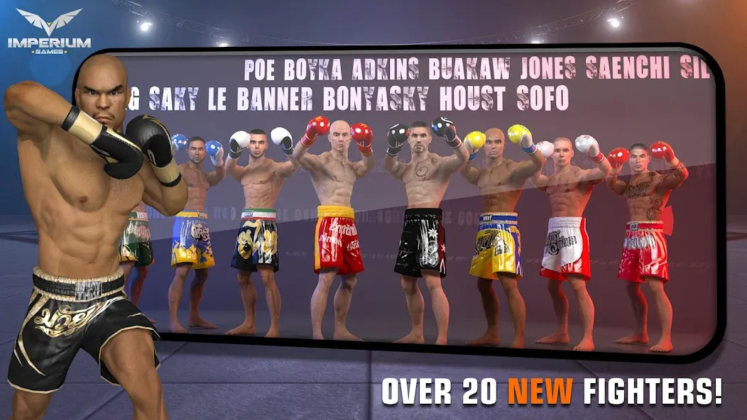 Скачать взлом Muay Thai 2 — Fighting Clash (Муай Тай 2)  [МОД Unlimited Money] — полная версия apk на Андроид screen 3