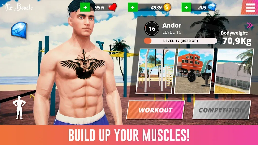 Взломанная Iron Muscle IV — GYM simulator (Айрон Масл АйВи)  [МОД Много монет] — стабильная версия apk на Андроид screen 4