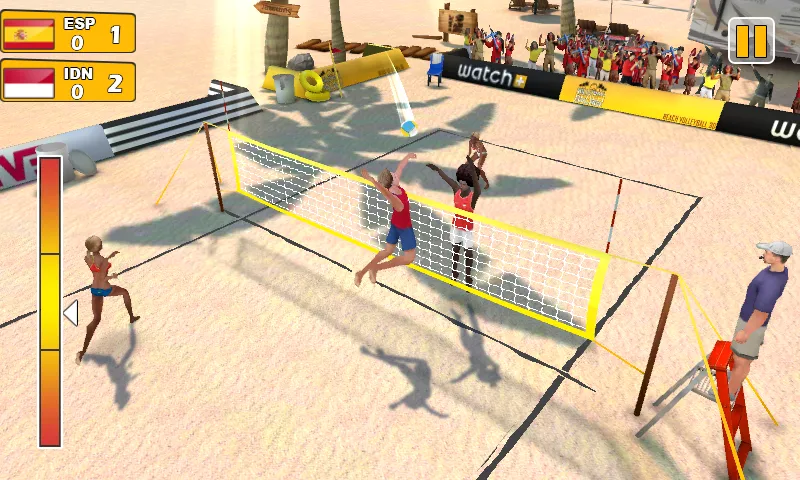 Взломанная Beach Volleyball 3D  [МОД Все открыто] — стабильная версия apk на Андроид screen 1