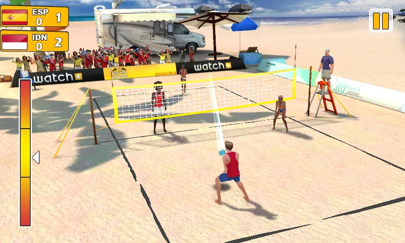 Взломанная Beach Volleyball 3D  [МОД Все открыто] — стабильная версия apk на Андроид screen 2