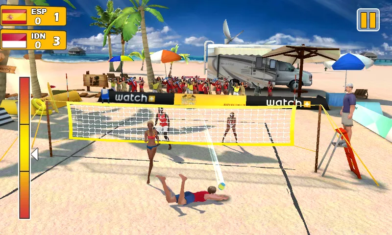 Взломанная Beach Volleyball 3D  [МОД Все открыто] — стабильная версия apk на Андроид screen 4