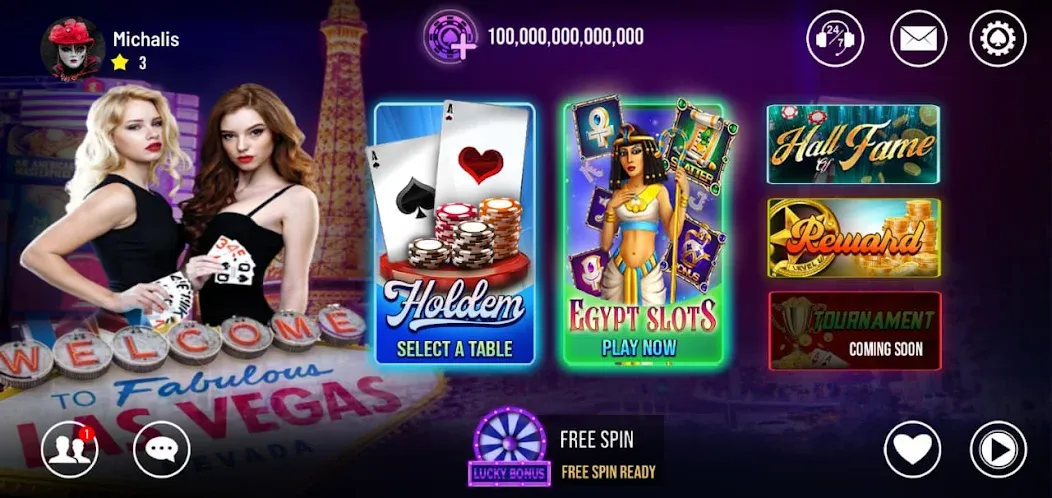 Скачать взломанную POKER FAME (ПОКЕР ФЕЙМ)  [МОД Много денег] — последняя версия apk на Андроид screen 1