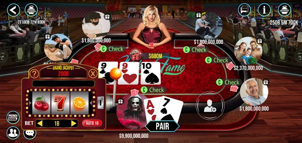 Скачать взломанную POKER FAME (ПОКЕР ФЕЙМ)  [МОД Много денег] — последняя версия apk на Андроид screen 3